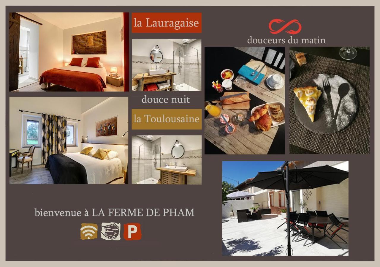 La Ferme De Pham Bed & Breakfast Belberaud Bagian luar foto